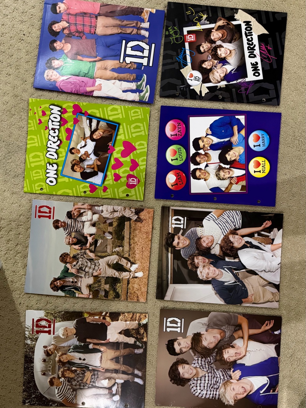 One Direction Binder and 8 Folders Bundle 1D - Picture 3 of 4